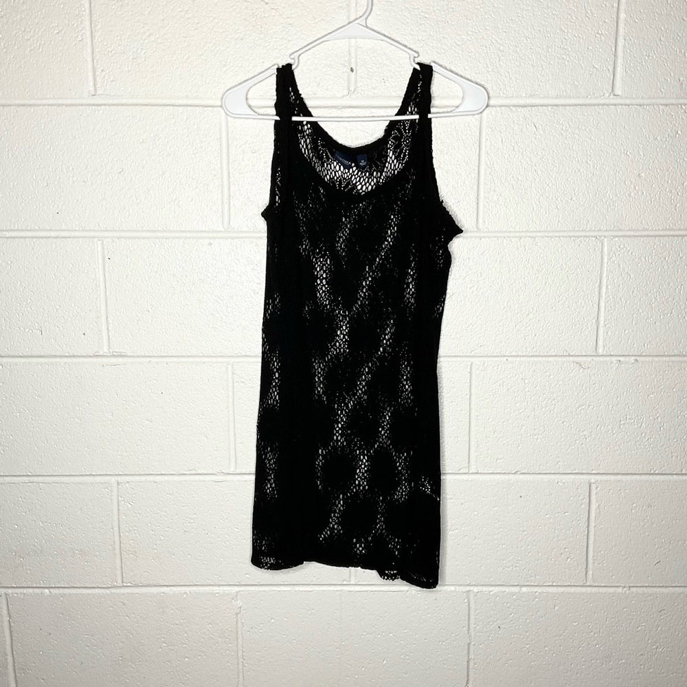 < Sonoma Black Sleeveless Slip Coverup >